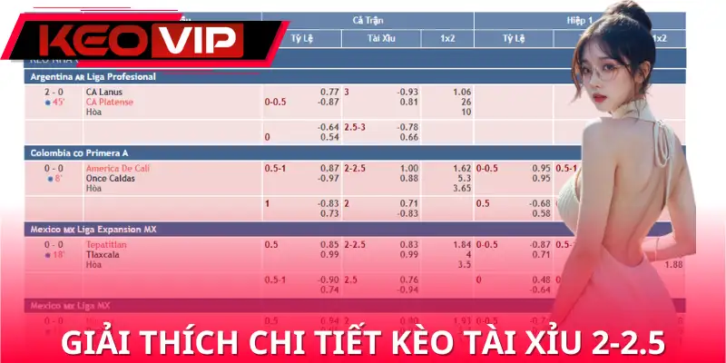 Giải thích rõ kèo tài xỉu 2 2.5 Giải thích rõ kèo tài xỉu 2 2.5