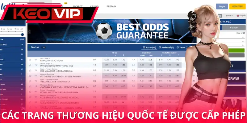 Thương hiệu quốc tế được cấp phép mang lại sự yên tâm cho người chơi Thương hiệu quốc tế được cấp phép mang lại sự yên tâm cho người chơi